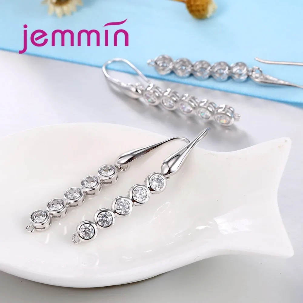 Уникальный дизайн с длинным Длинные висячие серьги Компоненты выводами