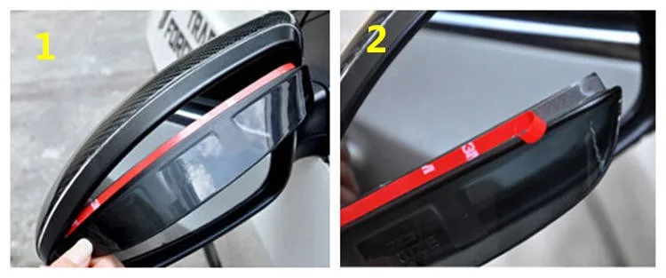 Для Geely MK MK1, MK2, Cross Hatchback, Автомобильное зеркало заднего вида в сборе дождь брови