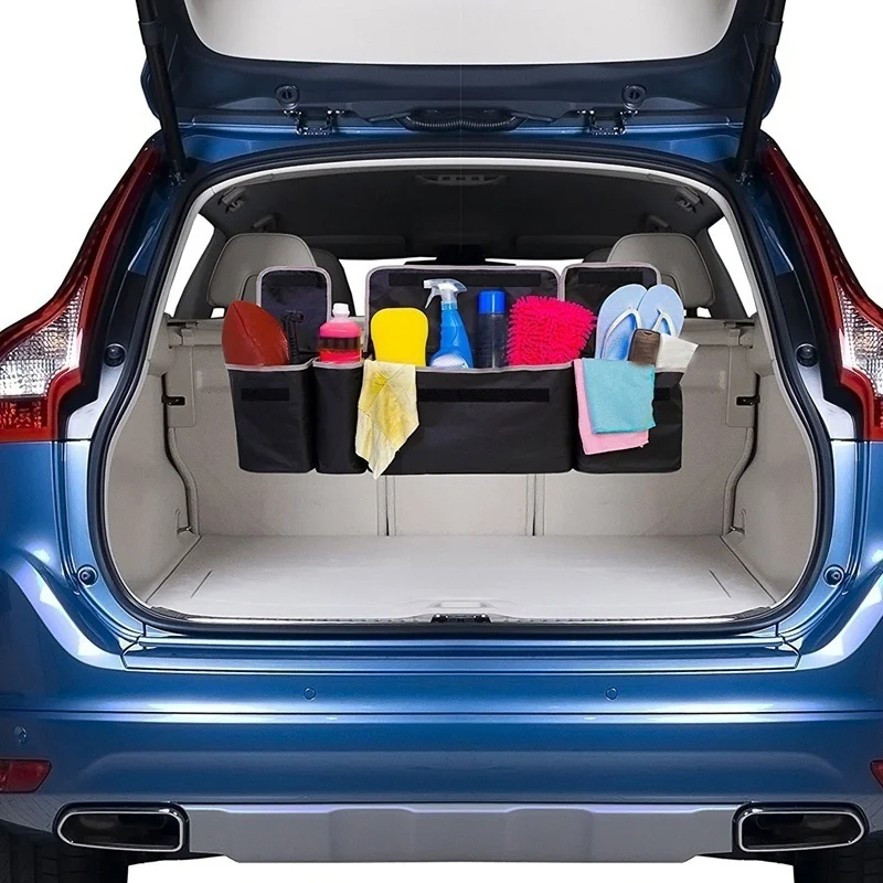 

Car Storage Trunk Organizer Box Bag Car Seat Organizer Backseat Oxford Car Seat Back Organizer Interior Accessories