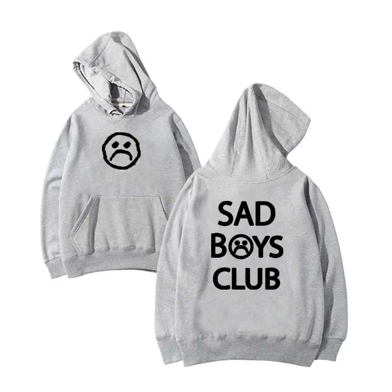 Хип-хоп хлопок sad boy club мужские толстовки harajuku толстовка теплая флисовая толстовка уличная Толстовка Прямая поставка Мужская одежда мягкая - Цвет: sad boy hoodies