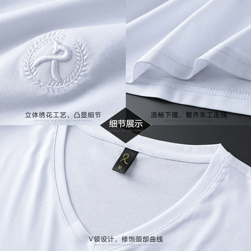 Мужская футболка с коротким рукавом 100% хлопок мерсеризованная 3XL | одежда