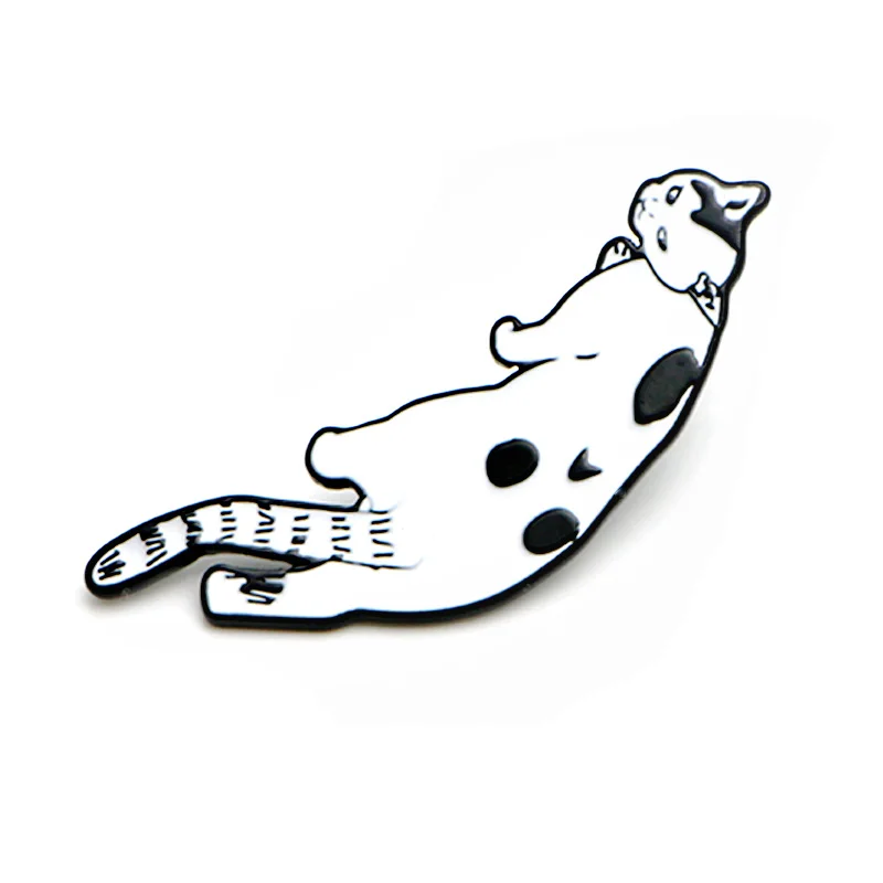 DMLSKY Cat Art Enamel Pins and Brooches Lapel Pin Backpack Bags Badge Clothing Decoration Gifts M3536 | Украшения и аксессуары