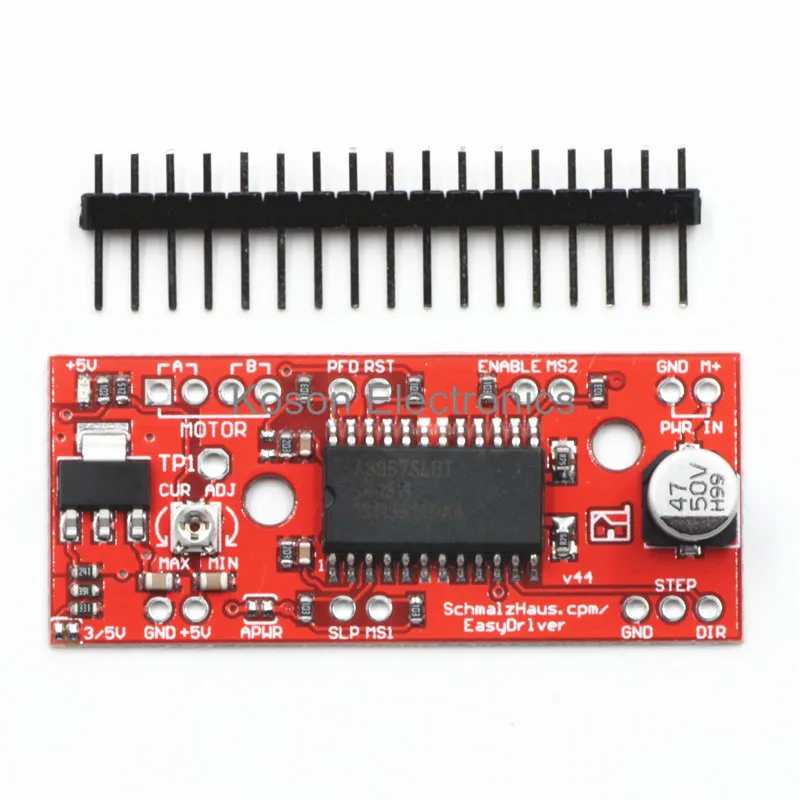 A3967 шаговый двигатель EasyDriver Motor Driver V44 для arduino макетная плата 3D принтер модуль
