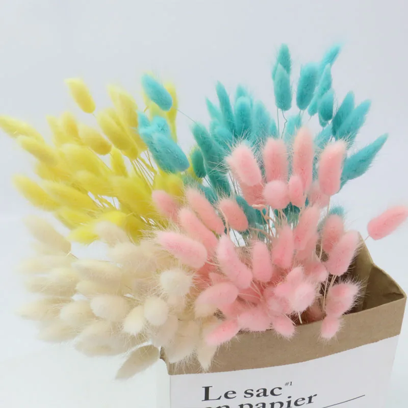 Натуральные сушеные цветы для украшения дома комплект из 30 цветов