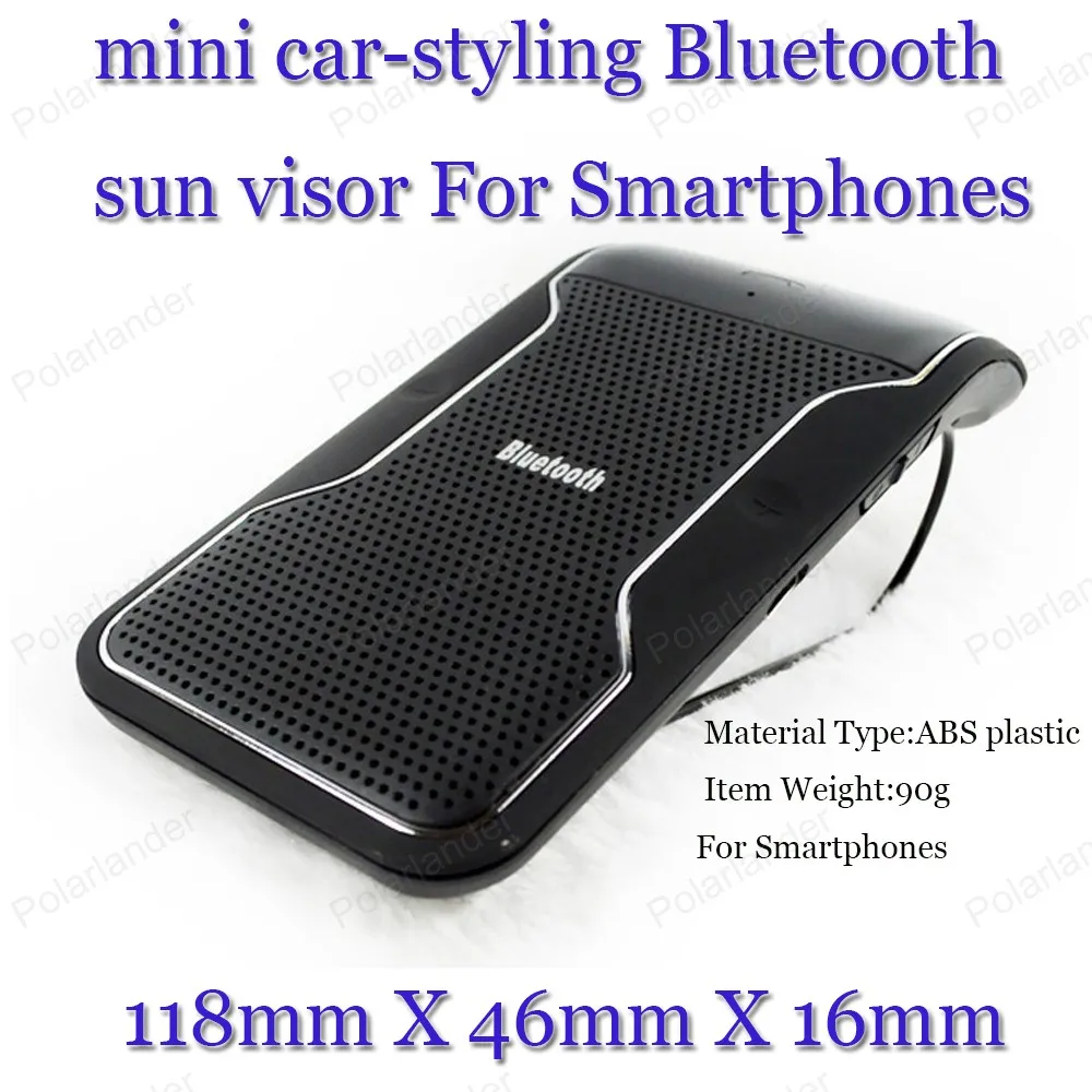 

sun visor Handsfree Kit Bluetooth V3.0+EDR In-car Multipoint Speakerphone Speaker Car-styling Bluetooth Car Kit Hands Free