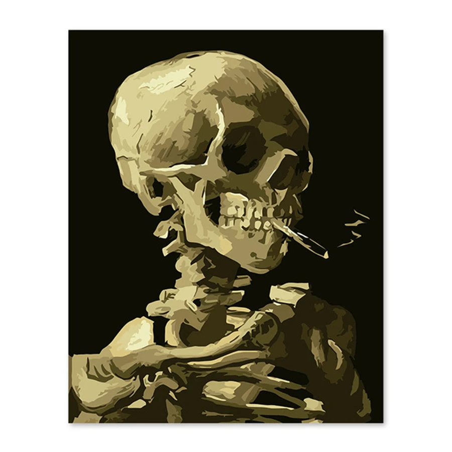 

Famous, DIY digital painting, decorations, handicrafts, holes, specimens