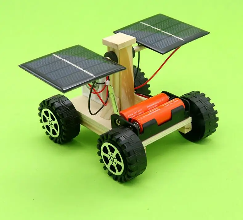Деревянная модель лунного Rover April Du сделай сам наборы материалов для изучения
