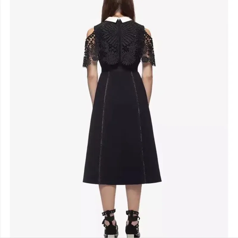 Женское длинное платье с накидкой черное кружевное рукавом лето 2019|summer dress|women summer