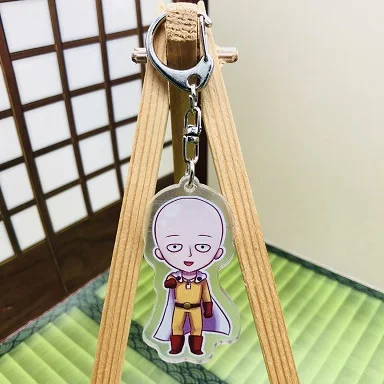 HKXZM ONE PUNCH-MAN Genos Tatsumaki Saitama Cartoon Pendants keychain Figure Model Toys Gift | Игрушки и хобби