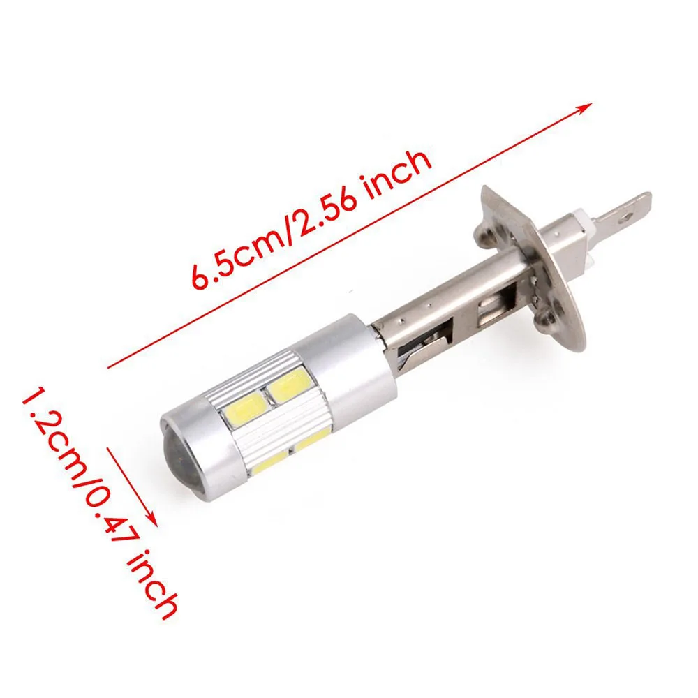Yushuangyi 10 шт. H1 H3 светодиодные противотуманные лампы высокой мощности 5630 SMD