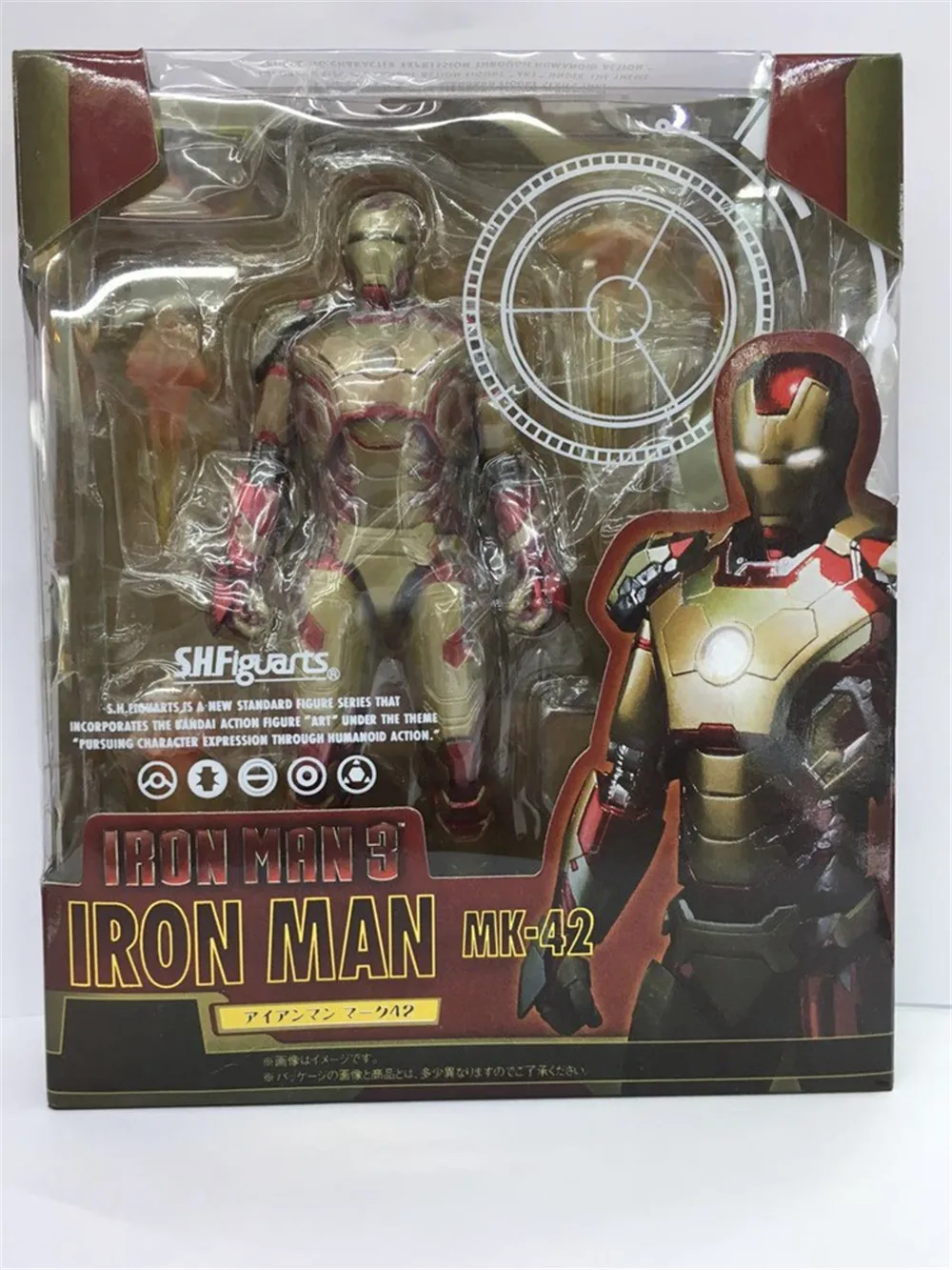 SH Figuarts Железный человек Марка 42 с диван ПВХ фигурка коллекционные модели игрушки