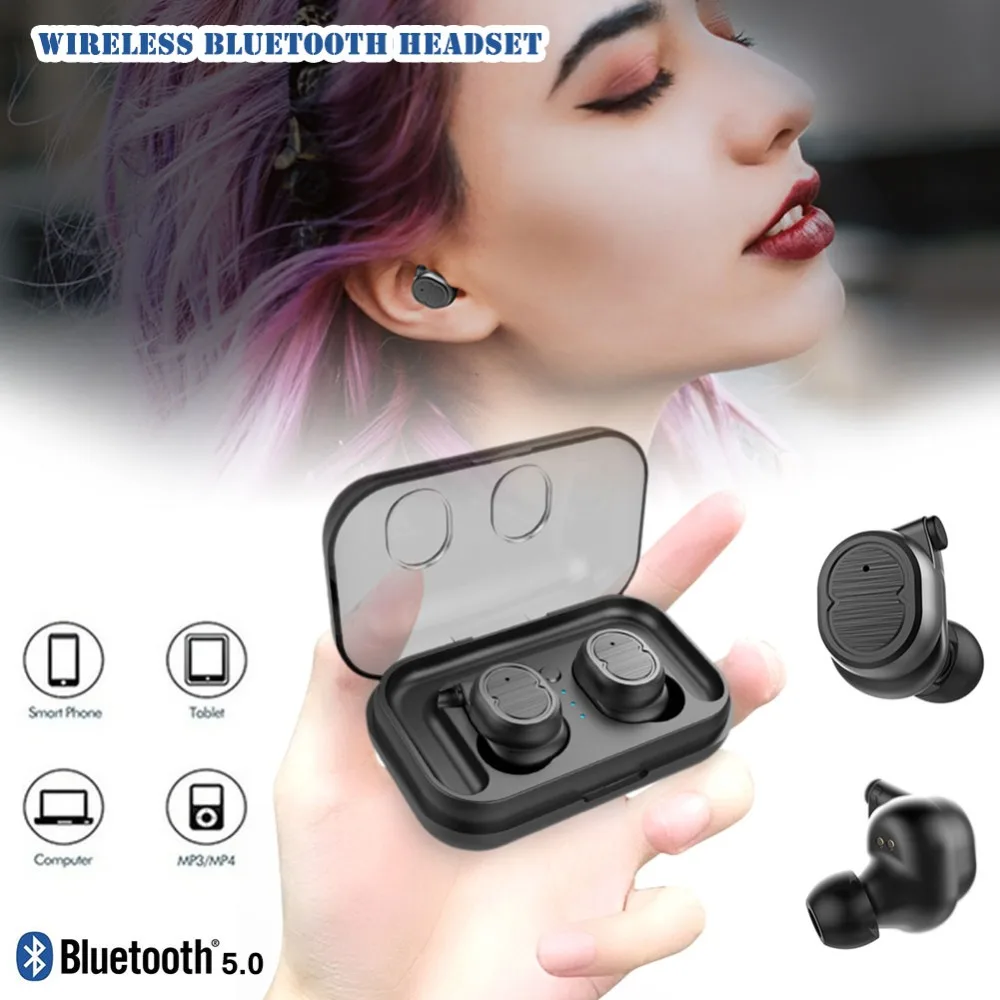 TWS-8 Touch Управление Bluetooth 5 0 наушники Водонепроницаемый True Беспроводной мини
