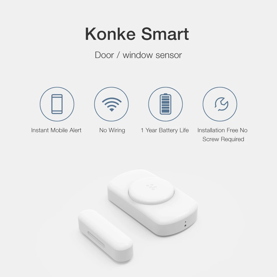 Konke Kit Pro датчик двери и окна функция умного дома дистанционное управление