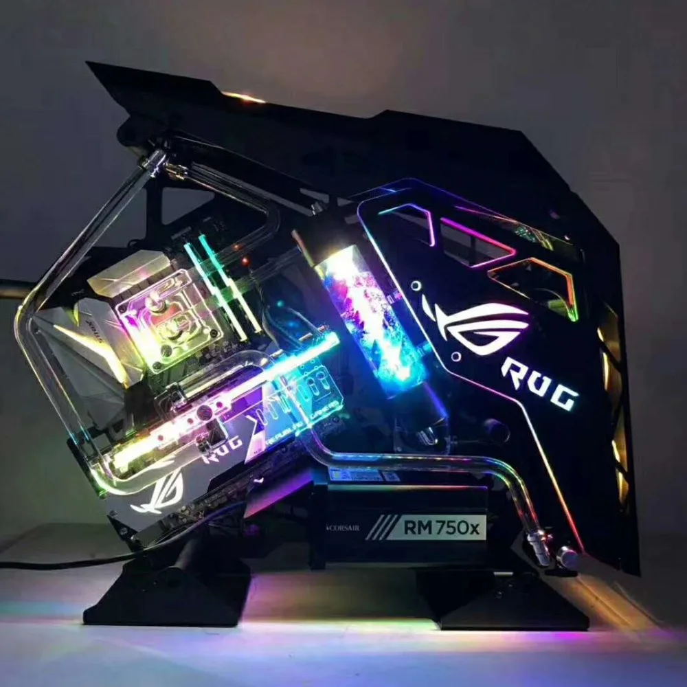 Графика карты Кронштейн держатель ROG AORUS MSI NVIDIA каркас gpu Блок поддержки Совместимость asus/msi материнская плата 5v 3pin/12v 4pin