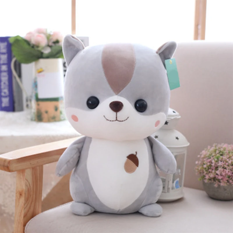 25 см милая плюшевая кукла белка Kawaii животные игрушки в подарок на день рождения