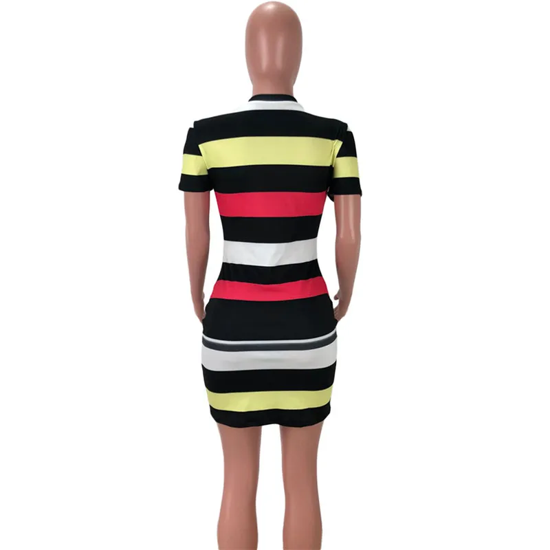 Summer Red Lips Sequin T Shirt Dress Women O Neck Short Sleeve Print Striped Mini Sheath Casual Everyday Vestidos | Женская одежда