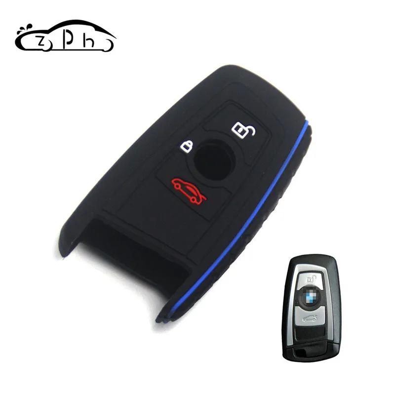 

Car Accessories Folding Silicone Key Case Hood For BMW F10 X1 X3 X4 M1 M2 E46 E90 E39 G30 1 7 5 2 Series key Set Remote Cover