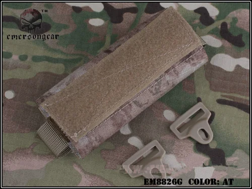 AT Emerson армейский Военный чехол страйкбол Пейнтбол боевой шлем Чехол Быстрый задний противовес Быстрый Шлем Аксессуар Чехол - Цвет: AT