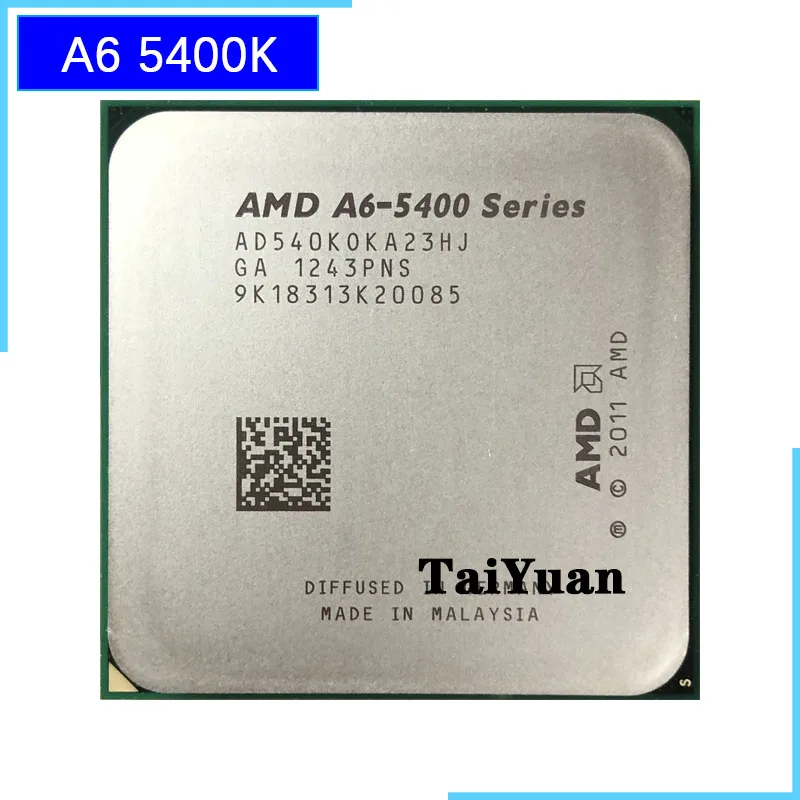Двухъядерный процессор AMD A6 Series 5400 K 3 6 GHz AD540KOKA23HJ / AD540BOKA23HJ Socket FM2|Процессоры| |