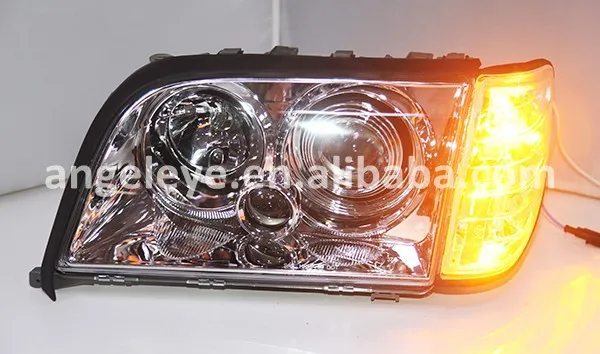 Передняя фара ангельские глазки для Mercedes-Benz W140 S300 S320 S500 S600 передсветильник