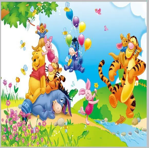 8x8FT Винни поросенок Робин РОО Канга Eeyore тигр мальчик дети пользовательские