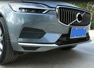 

3 шт., молдинги из нержавеющей стали для переднего нижнего бампера Volvo XC60 2018