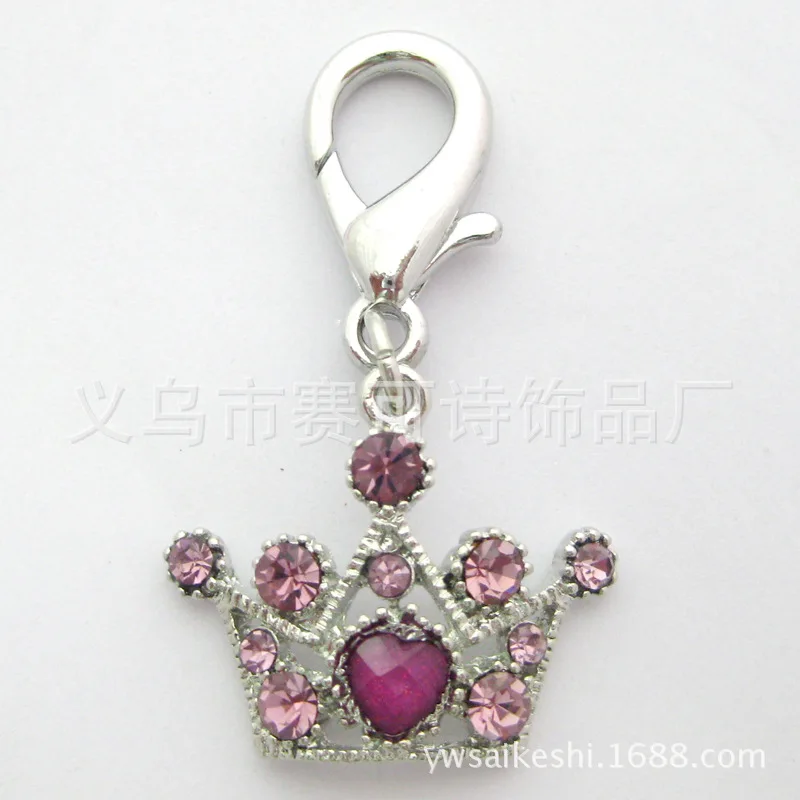 

Manufacturers selling crown pet accessories pendant Batch of dog collar is hanged 12pcs
