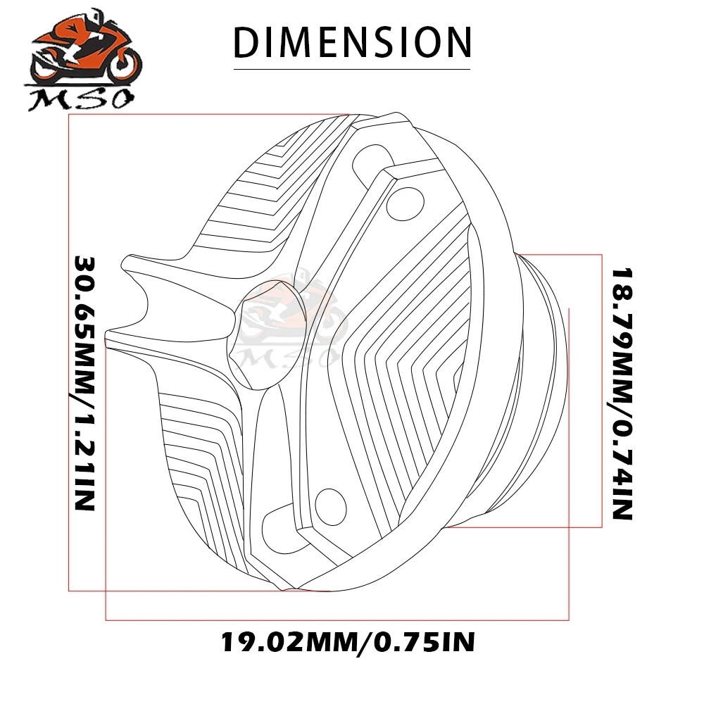 Аксессуары для KAWASAKI Z1000 ZX10 R Versys 1000 ZX 10R ZX10R Moto CNC M20 * 2 5 Крышка фильтра масляного - Фото №1