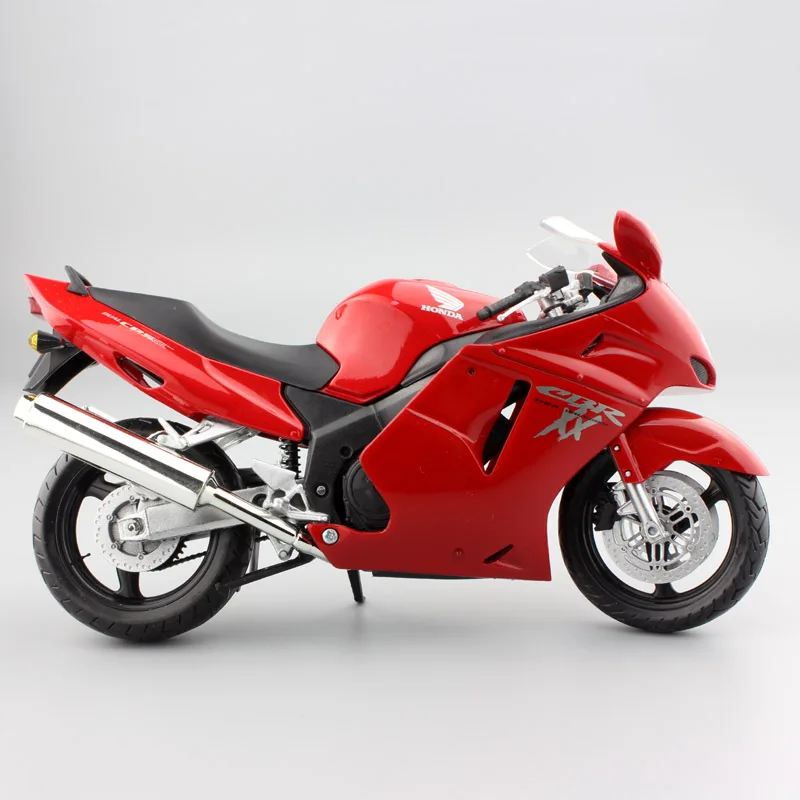 

1:12 scale automaxx kids Motorcycle Honda CBR 1100XX CBR1100XX Sport Super Blackbird Diecast motor bike models race toy Vehicles