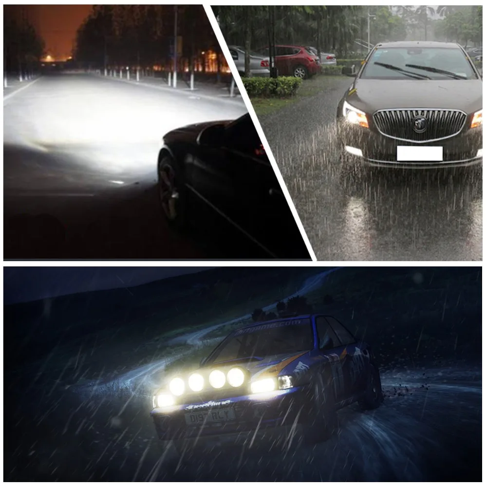 

2x S2 72W H4 H7 H11 H1 9005/HB3 9006/HB4 H13 9004 9007 H3 Car Headlight Kit 6500k White Bulbs Cob Led Fog Light HeadLamp IP67