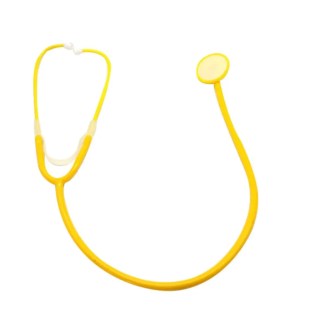 Puzzle Children Science Popularization Stethoscope Toy Play House Toys Children's DIY Simulation Stethoscop Random Color | Игрушки и