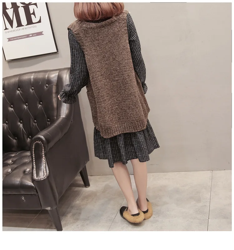 2019 весенние модные большие комплекты из 2 предметов женские костюмы клетчатое