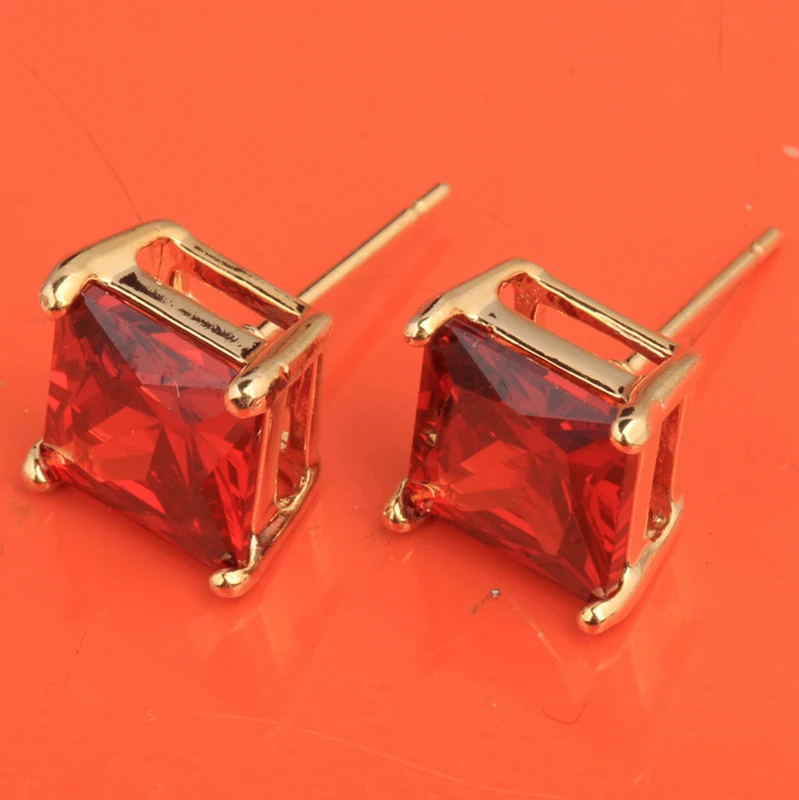 Женские серьги-гвоздики прямоугольной формы S5108 | Украшения и аксессуары