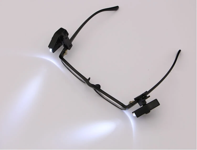 2 шт. гибкая лампа для чтения книг ночник очков и инструментов мини светодиодный