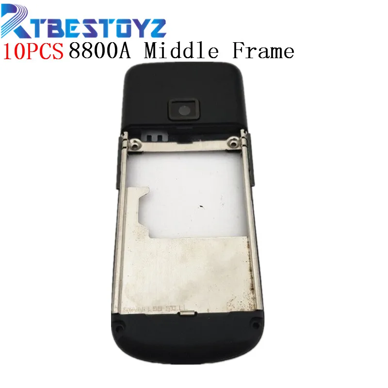 RTBESTOYZ 10 шт./лот черный корпус черная средняя рамка сменная для Nokia 8800 Arte 8800A|Корпусы