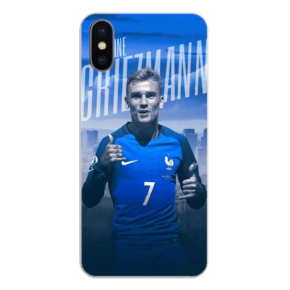 Для Samsung Galaxy A5 A6 A7 A8 A9 J4 J5 J7 J8 2017 2018 Plus Prime мягкая сумка чехол Антуан Гризманн Франция
