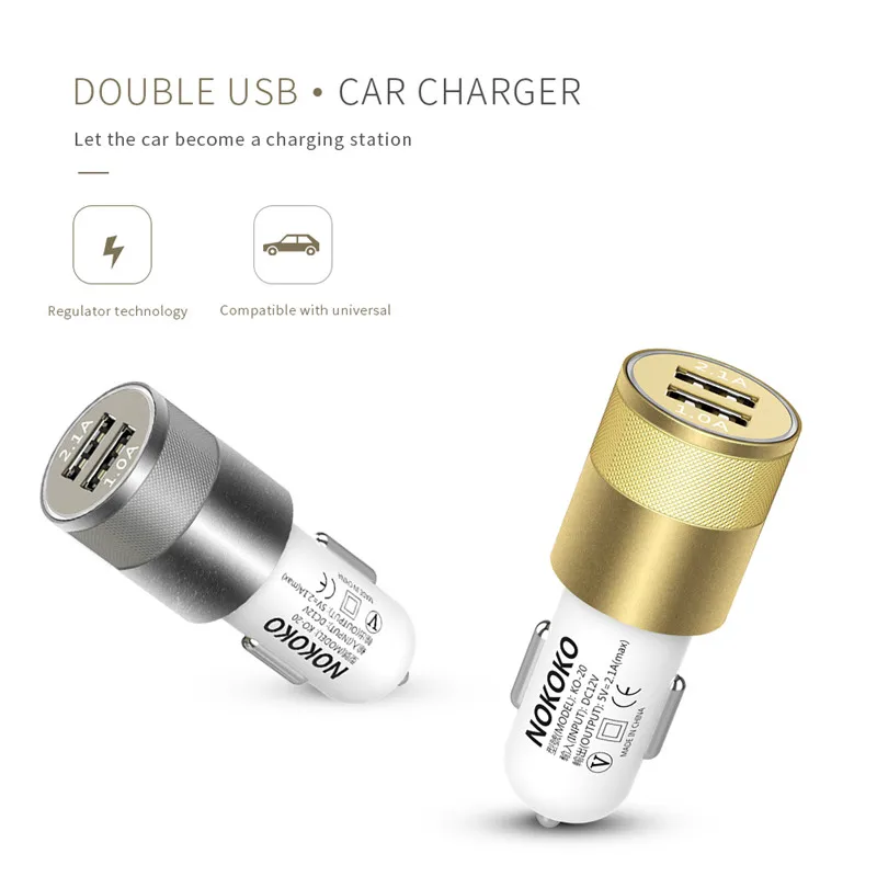 USB Автомобильное зарядное устройство 12 В Универсальное автомобильное адаптер
