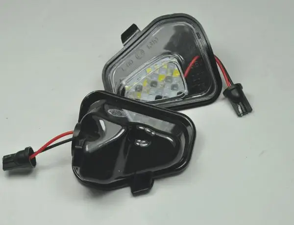 2 шт. ксеноновый белый светодиодный светильник с боковым зеркалом для гольфа