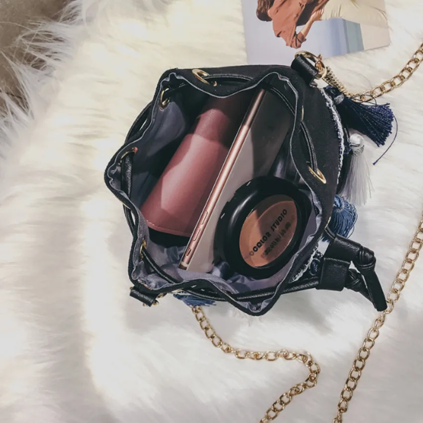 2018 известный дизайнер дамы Wowen Вязание Crossbody сумки новый летний богемный Для