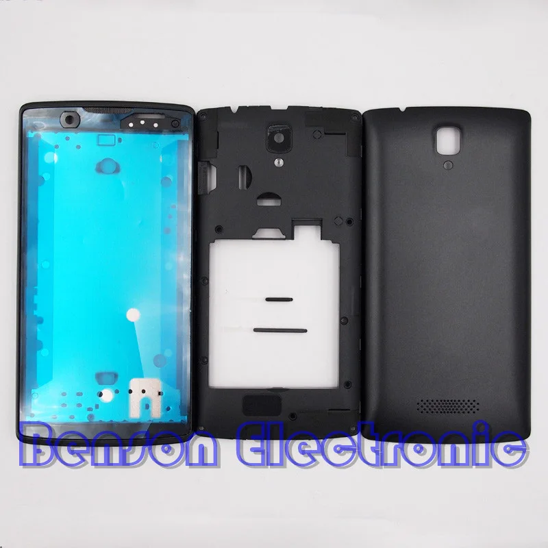 Новая передняя рамка BaanSam средняя задняя крышка аккумулятора для Lenovo A2580 A2010