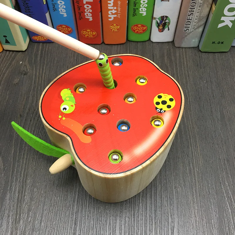 Игра игра Поймай червя деревянная игрушка для детей от 2 до 3-4 лет | Игрушки и хобби