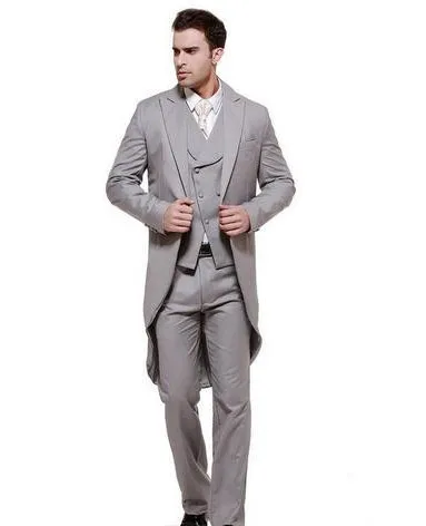 2017 Новый смокинг жениха terno masculino gey мужские костюмы серый шафер Жених мужской