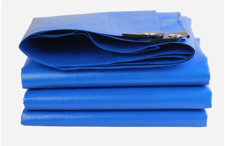 Multiple dimensions blue and orange outdoor goods cover canvas Waterproof material rain tarpaulin truck tarp | Аксессуары для