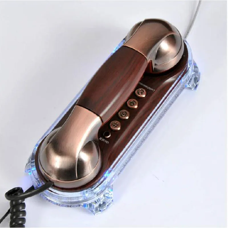 Настенный мини телефон в стиле ретро с функцией отключения звука|wall phone|antique
