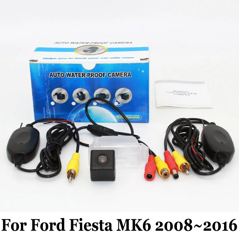 Для Ford Fiesta MK6 2008 ~ 2016 / RCA AUX Проводная или Беспроводная/CCD ночное видение/HD