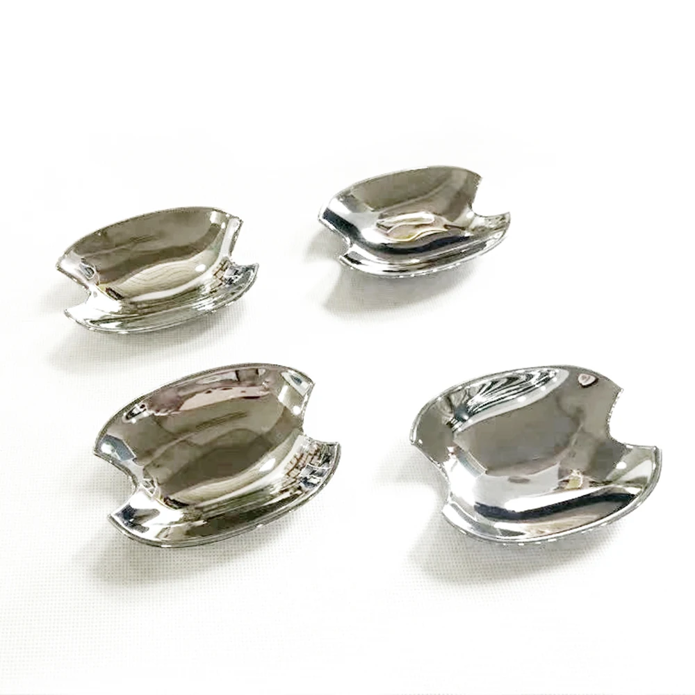Door handle Bowl Для Honda Freed дверная ручка Чаша ABS хром 4 шт - Цвет: Door handle Bowl