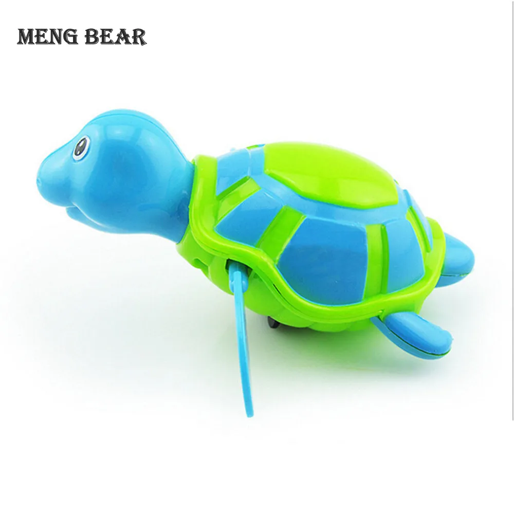 Baby Bath Toy Classic Toys Essential New Born babies Swim Turtle Wound-up Chain Clockwork Tub Small Animal Toy For Children