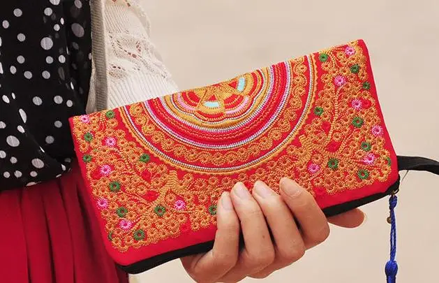 1 шт./лот национальный тренд двойной с двусторонней вышивкой для женщин