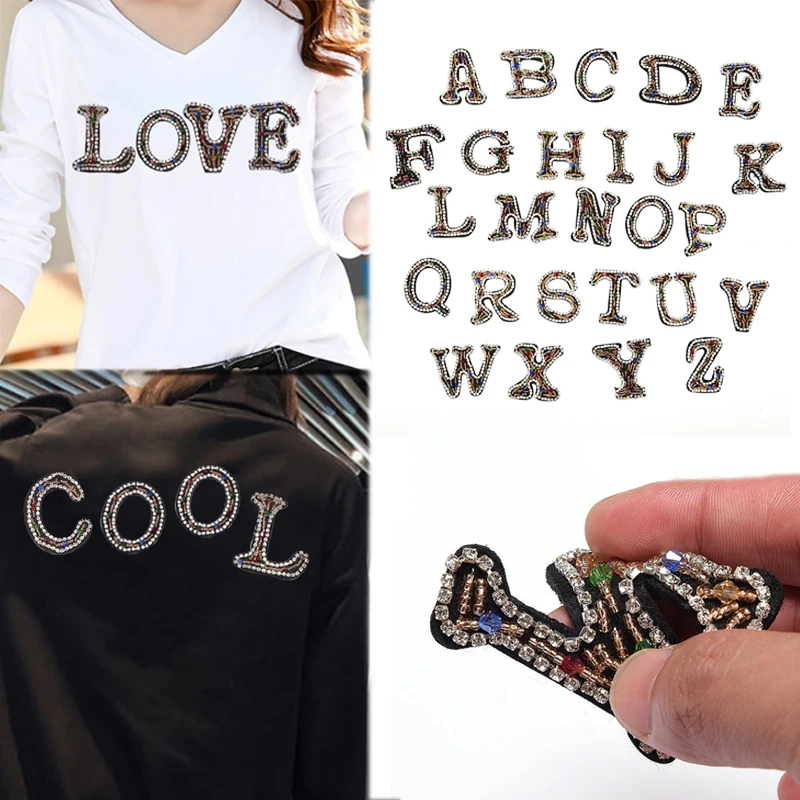 A Z нашивка для одежды с нашивкой в виде значка железная сумка обувь английским