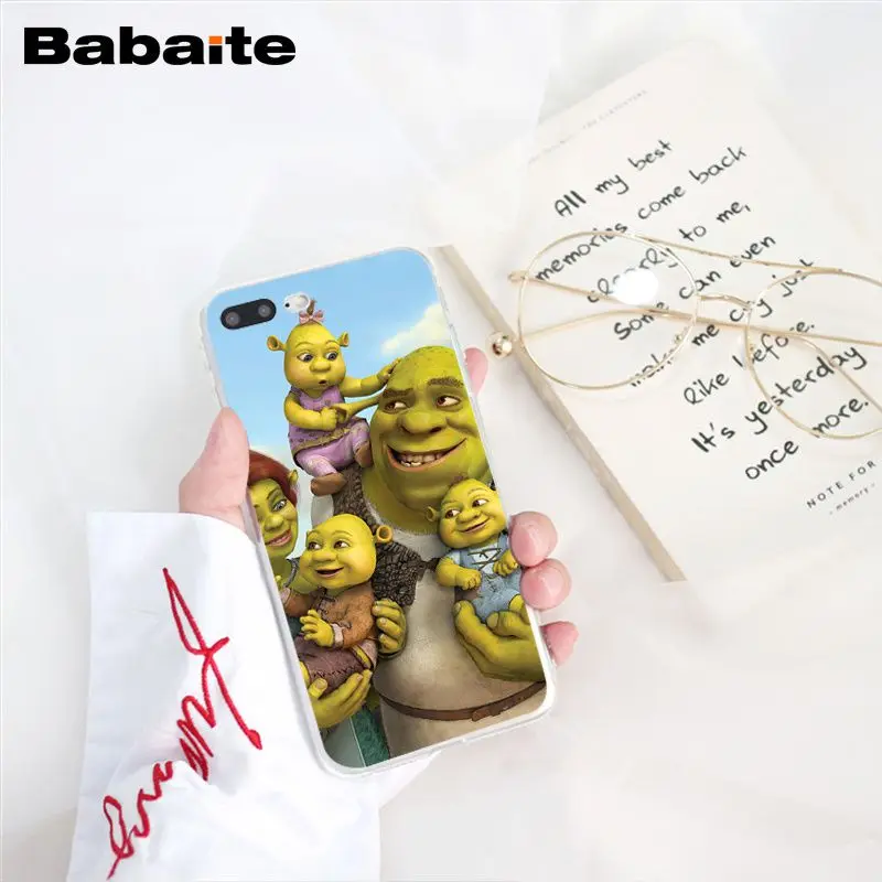 Babaite мультяшный чехол для телефона Moive Shrek Coon для iphone 11 Pro 11Pro Max 6S 6plus 7plus 8 8Plus X Xs MAX 5 5S XR
